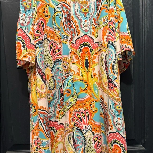 Spense Multicolor Paisley Blouse - Picture 8 of 8